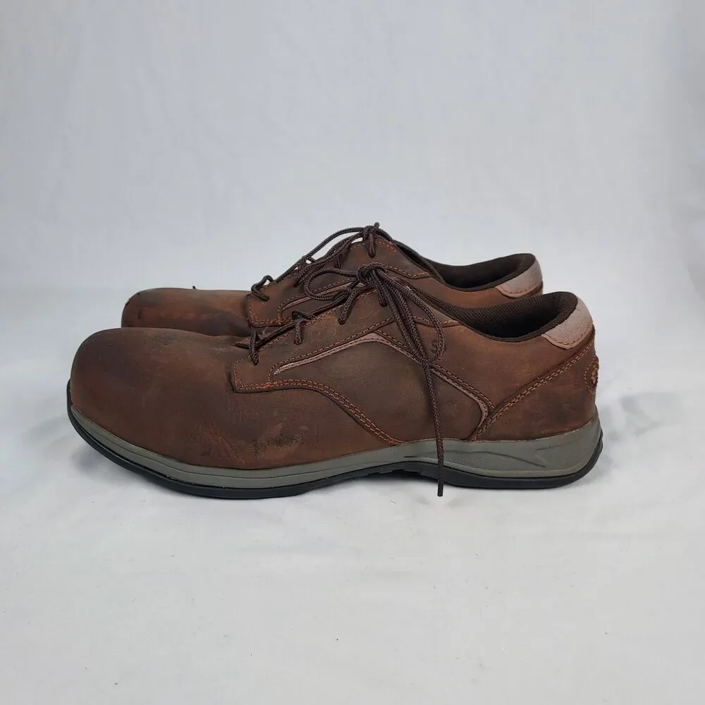 Red Wing Leather Safety Toe Work Oxfords Mens 10.5 Slip Resistant